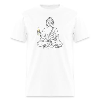 Beer is my Om...Om...Om - Men's T-Shirt - white - Front - Jose (178cm)