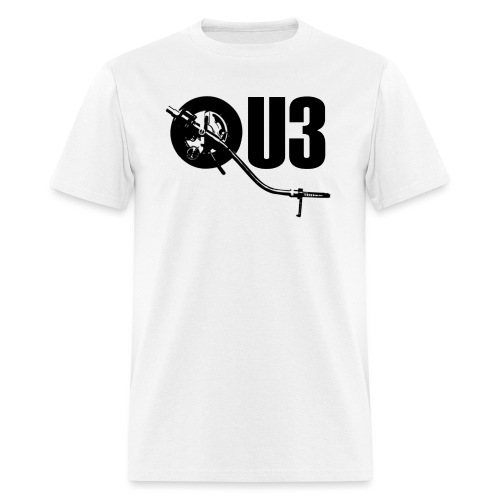 QU3 Black - Men's T-Shirt