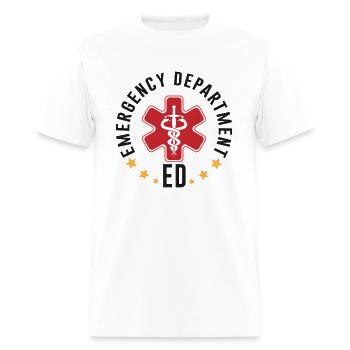 Emergency Department - Men's T-Shirt - white - Front - Jose (178cm)