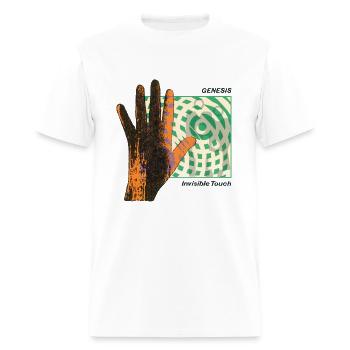 Genesis Invisible Touch Logo - T-shirt Homme - blanc - Devant - Jose (178cm)