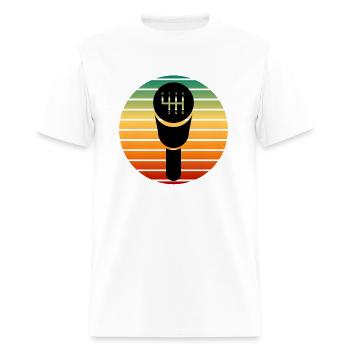 Manual Transmission And Vintage Stick Shift - Men's T-Shirt - white - Front - Jose (178cm)