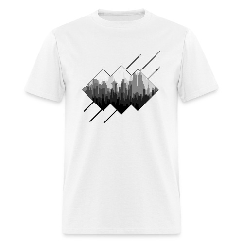 BLACK AND WHITE CITY - Men's T-Shirt