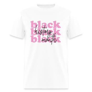 Black Black Black History Month - Men's T-Shirt - white - Front - Jose (178cm)
