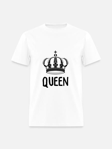 King Queen Partnerlook - Men's T-Shirt - white