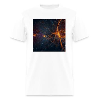 Cosmic Web Illuminator - Men's T-Shirt - white - Front - Jose (178cm)