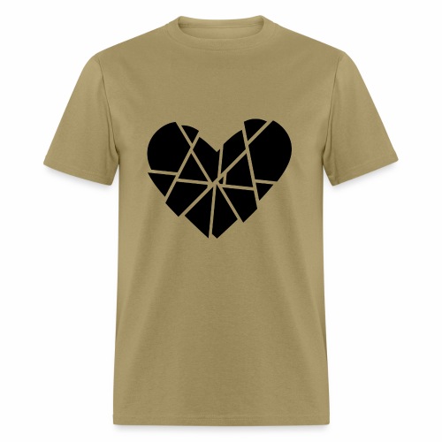 Heart Broken Shards Anti Valentine's Day - Men's T-Shirt