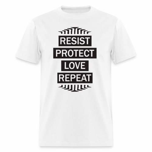 resist repeat - Men's T-Shirt