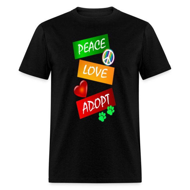 PEACE LOVE ADOPT