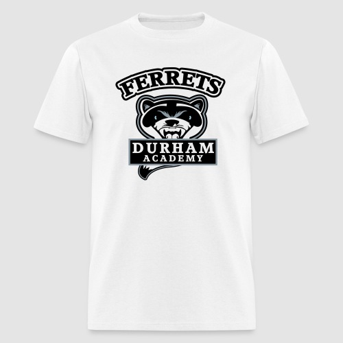 durham academy ferrets logo black - Men's T-Shirt