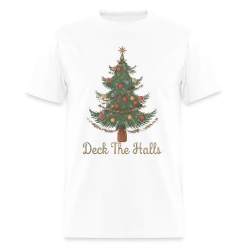Deck The Halls - Men's T-Shirt - white - Front - Jose (178cm)