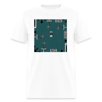 Lost Byte - Men's T-Shirt - white - Front - Jose (178cm)