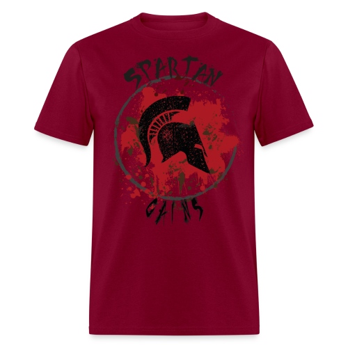 spartangains final logo4 png - Men's T-Shirt