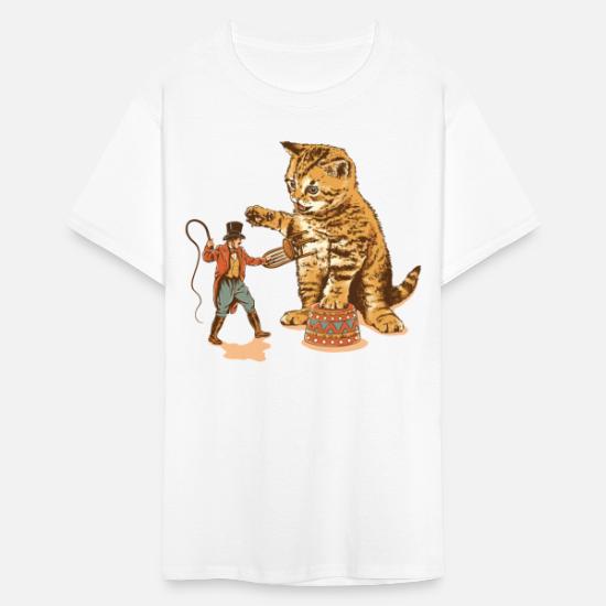 Funny Cat Shirt - Circus Cat T-Shirts' Men's T-Shirt