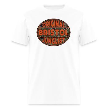 Original Junglist Bristol Drum n Bass UK DNB - Men's T-Shirt - white - Front - Jose (178cm)