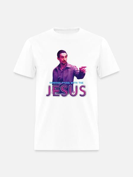 The Big Lebowski - Nobody F*cks With The Jesus - Men's T-Shirt - white