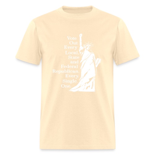 Vote Out Republicans Statue of Liberty - Men's T-Shirt