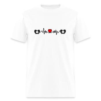 Heart rate cardio Gemini Gemini - Men's T-Shirt - white - Front - Jose (178cm)