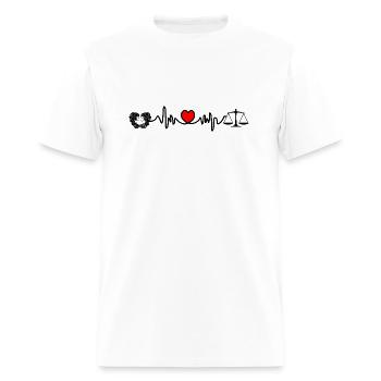 Heart rate cardio Gemini Libra - Men's T-Shirt - white - Front - Jose (178cm)