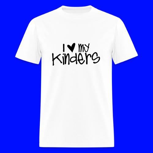I Love My Kinders Teacher T-Shirts - Men's T-Shirt
