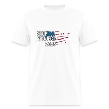 american flag - Men's T-Shirt - white - Front - Jose (178cm)