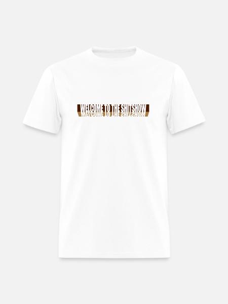 Mirroring welcome shit - Men's T-Shirt - white