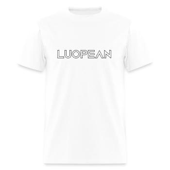 Luopean Outline - Men's T-Shirt - white - Front - Jose (178cm)