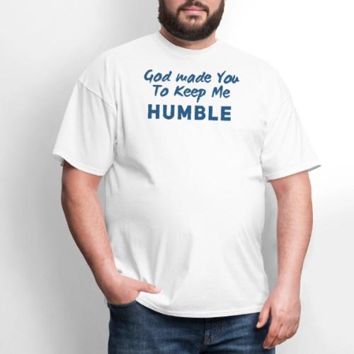 Christian Humility (blue) - Men's T-Shirt