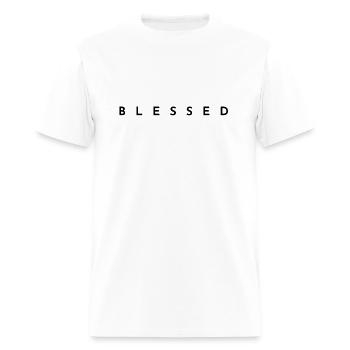 Blessed - Men's T-Shirt - white - Front - Jose (178cm)