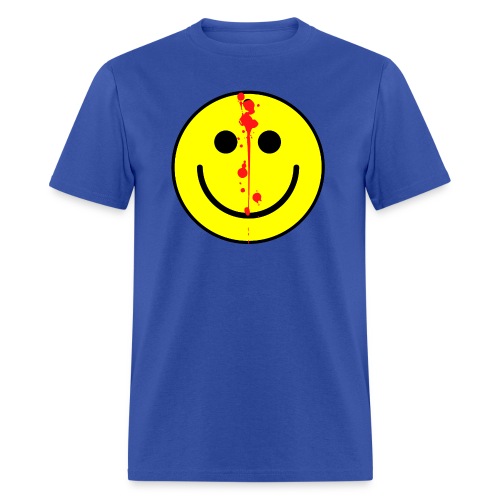 Emoticon with a Bullet In The Head - Men's T-Shirt