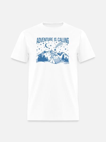Adventure is calling. - Men's T-Shirt - white
