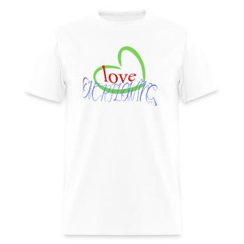Filled with Love. - Men's T-Shirt - white - Front - Jose (178cm)