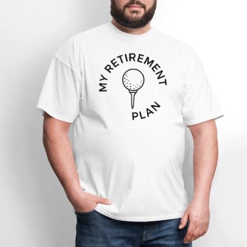 Golf Retirement Plan T-Shirt | Fun Graphic Tee - Men's T-Shirt
