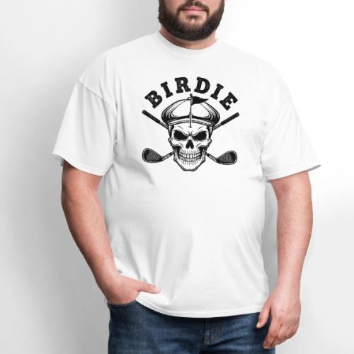 BIRDIE Skull - Golf Player Gift Tee Edgy Skeleton - Men's T-Shirt