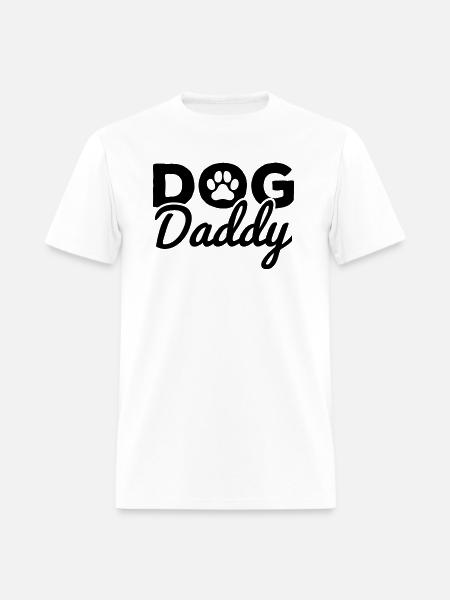 Dog Daddy S Dog Paw Proud Dog Owner Daddy - Men's T-Shirt - white