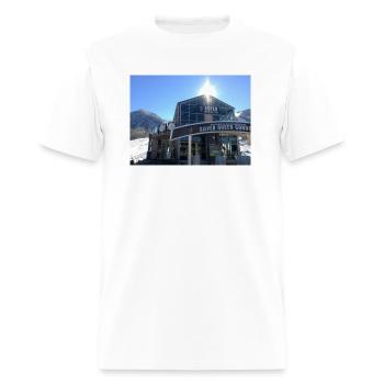 Aspen Gondola - Men's T-Shirt - white - Front - Jose (178cm)