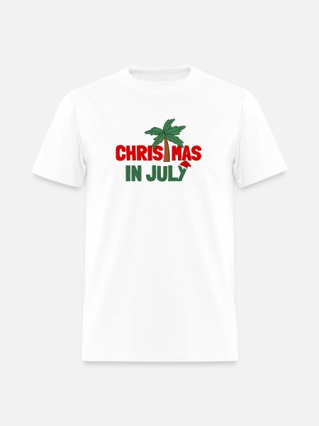 CHRISTMAS IN JULY - Men's T-Shirt - white