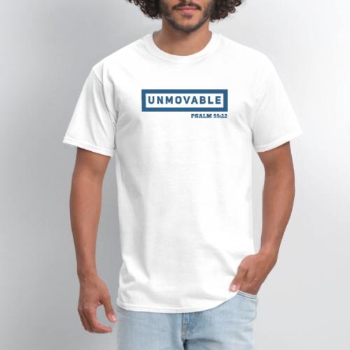 Unmovable: Psalm 55:22 - Men's T-Shirt