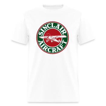 Sinclair Aircraft Gasoline vintage sign - Men's T-Shirt - white - Front - Jose (178cm)
