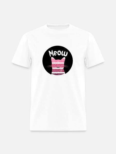 Meow cake cat - Men's T-Shirt - white