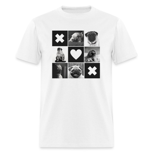 Pug love - Men's T-Shirt