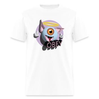 OBEY THE EYE - Men's T-Shirt - white - Front - Jose (178cm)