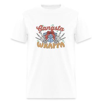 Gangsta Wrapper - Men's T-Shirt - white - Front - Jose (178cm)