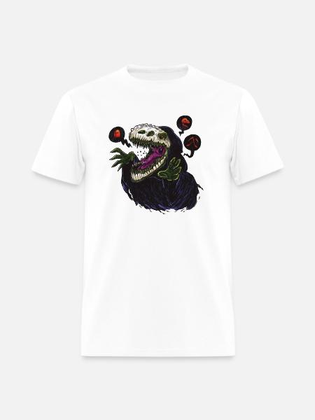 The Grim Reapersaur - Men's T-Shirt - white