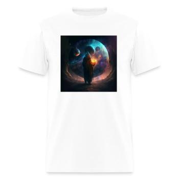 A mysterious and powerful being - Men's T-Shirt - white - Front - Jose (178cm)
