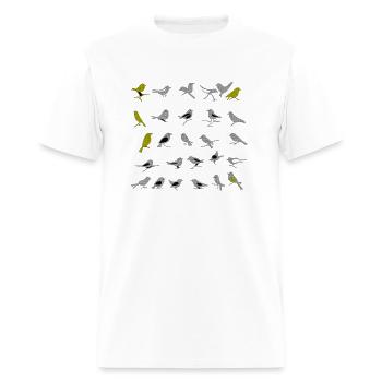 Birds Of A Feather "Flock" - Men's T-Shirt - white - Front - Jose (178cm)