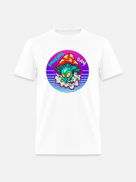 Smoking Day - Men's T-Shirt - white