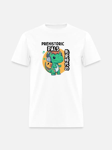Prehistoric pals - Men's T-Shirt - white