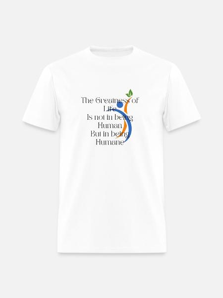 Humane value - Men's T-Shirt - white