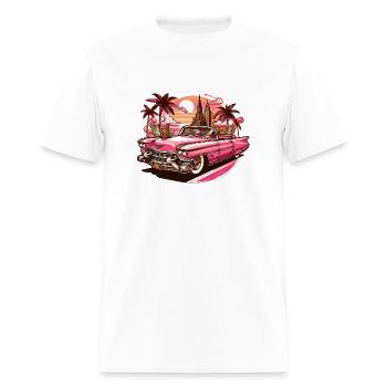 Pink cadillac - Men's T-Shirt - white - Front - Jose (178cm)