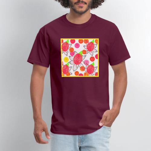 Floral Elegance Symphony Pattern - Men's T-Shirt